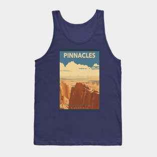 Pinnacles National Park Travel Poster Tank Top